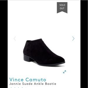 Vince Camuto Jannie Suede Ankle Bootie